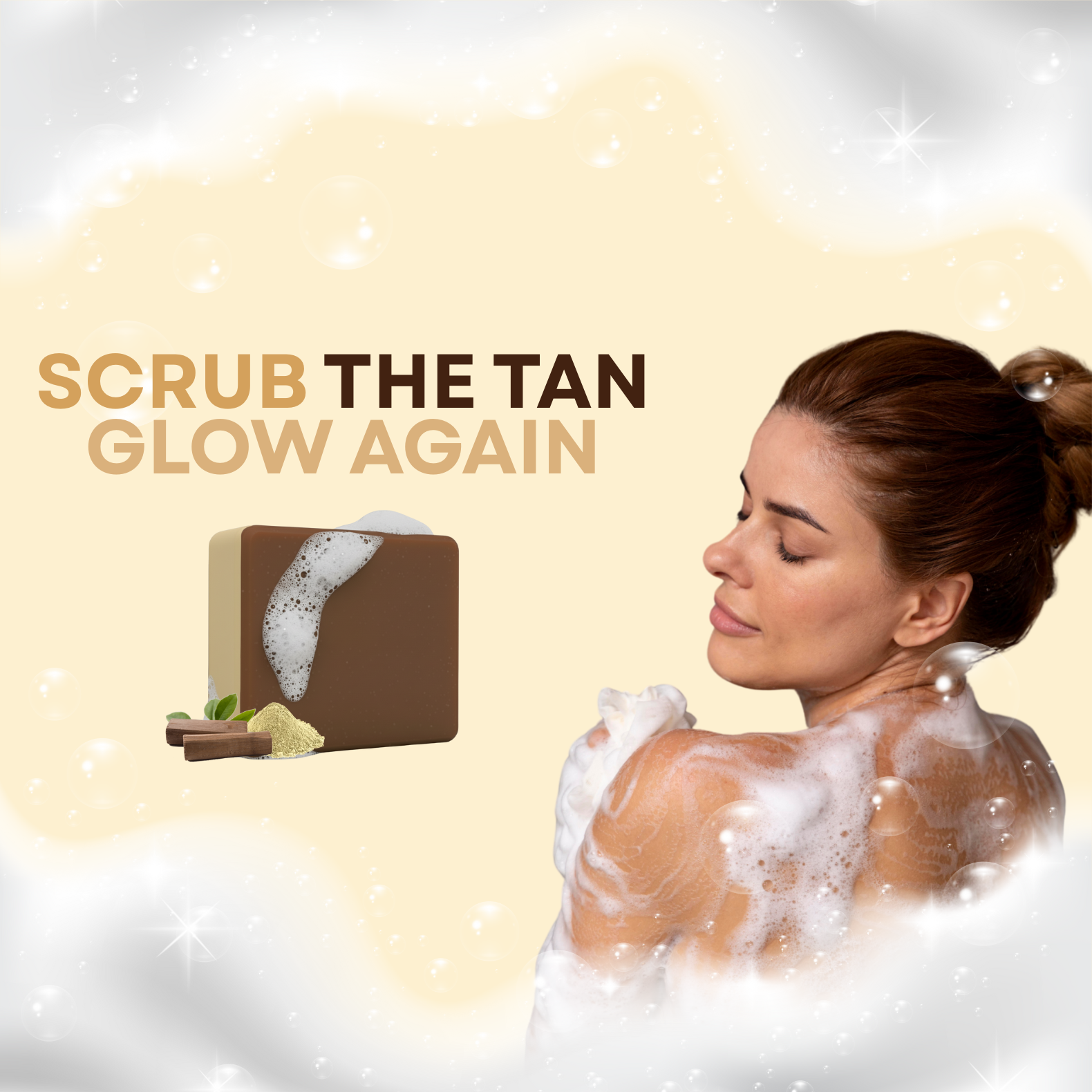 Rasveda Multani Mitti Magic Soap – Natural Tan Removal Bath Soap for Glowing Skin